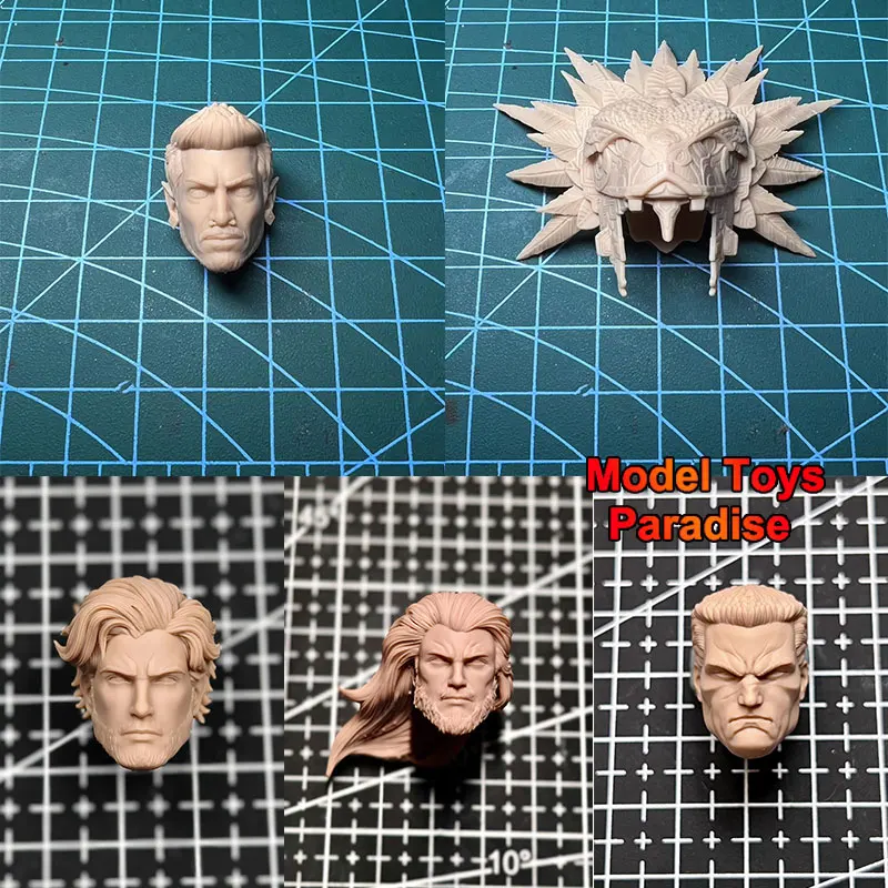 

Неокрашенная заготовка головы солдата Аквамена/подводника в масштабе 1/12 для самостоятельной сборки, белая модель, голова супергероя/антигероя, подходит для 6-дюймовых фигурок.