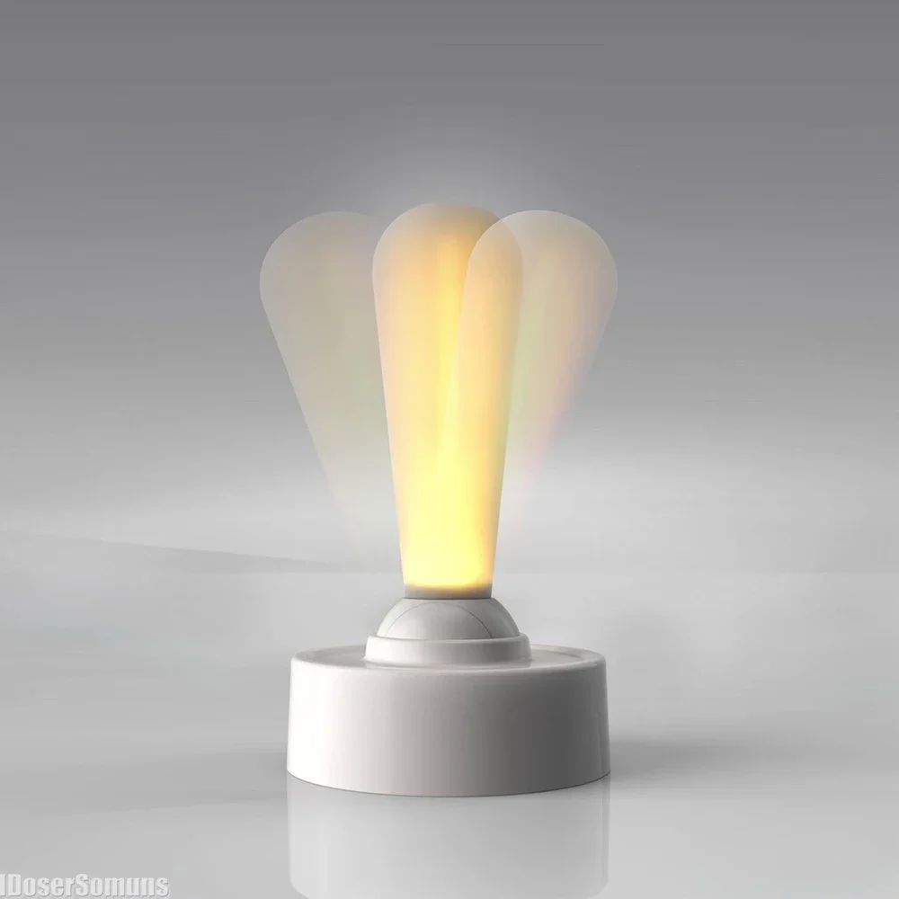 Toggle Rocker Switch Night Light Bedroom Bedside Atmosphere Desktop Sleep Table Lamp USB Rechargeable Silicone Decorative Lamp