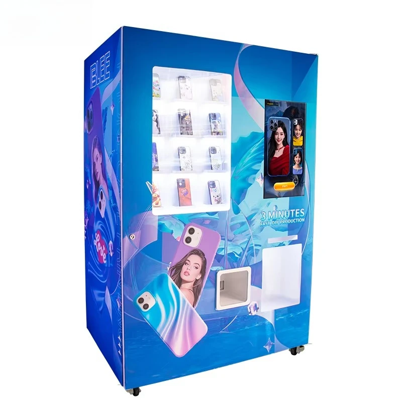 Customized Hot Sale Diy Mobile Phone case Printer Vending Machine Make Money Custom Vending Machine for Phone Cases