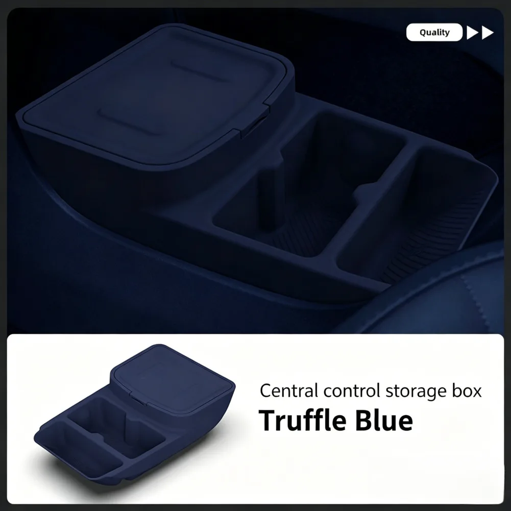 Waterproof TPE Center Console Storage Box for Leapmotor For A10 2026 Organizing Box with Compartment Layout 27.9x17.1x8cm