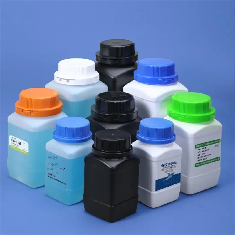 Solid Powder Pill Vial Container Refillable Recyclable Hdpe 250/500/1000ml Cuisine Reagent Packing Bottle Tamper-proof