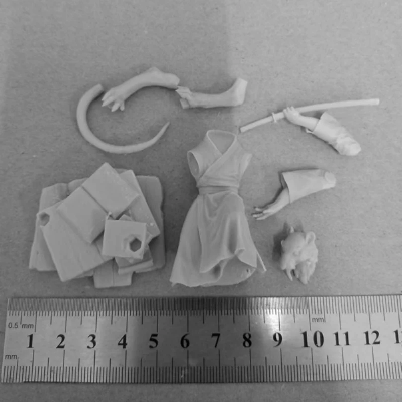 Master Mouse Full Resin Figure 1/24 Scale 75mm Unassembled Unpainted Miniatury Diorama Diy Toys Garage Model Kit