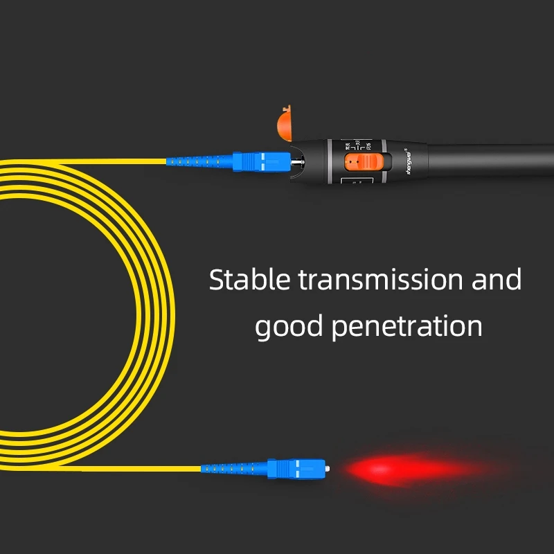 Localisateur visuel de défauts, testeur de câble à fibre optique, stylo à lumière laser rouge, type Sc/fc/st, portée 5-30km, 30mW, 20mW, 10mW, 5km