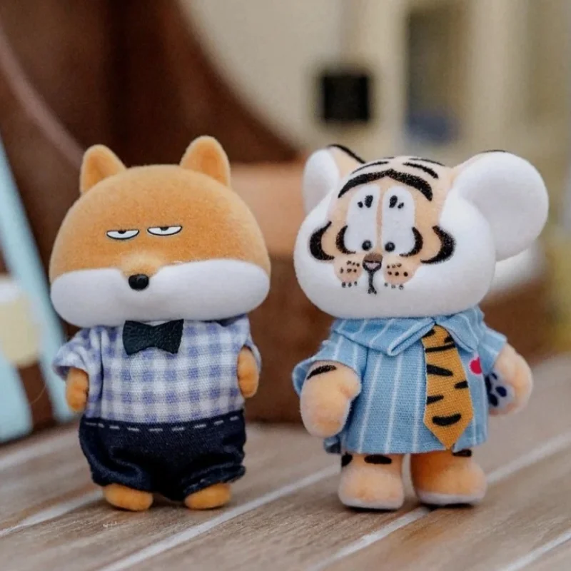 Новая слепая коробка, оригинальная нечеткая фасоль, маленький тигр, лес, сосед, серия, загадочная коробка, аниме, модель куклы, игрушка, рождественский подарок-сюрприз