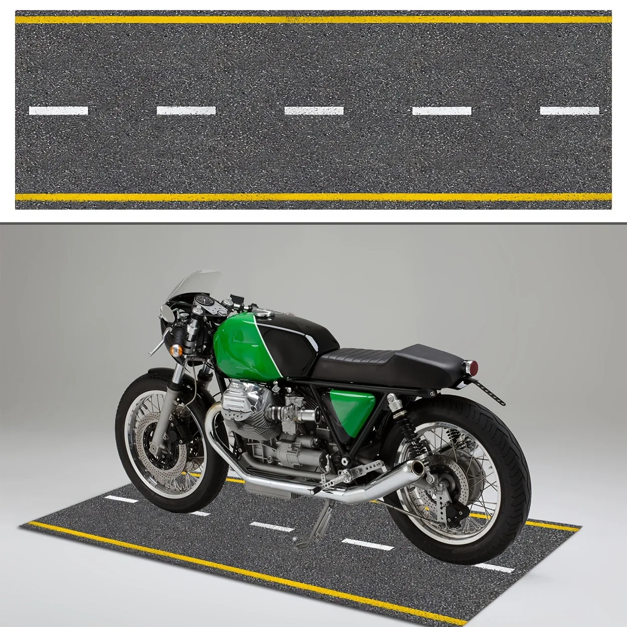 New Motorcycle Racing Display Mat Floor Protection Pad For Enthusiasts Home Garage Workshop Decoration Gift Set Box