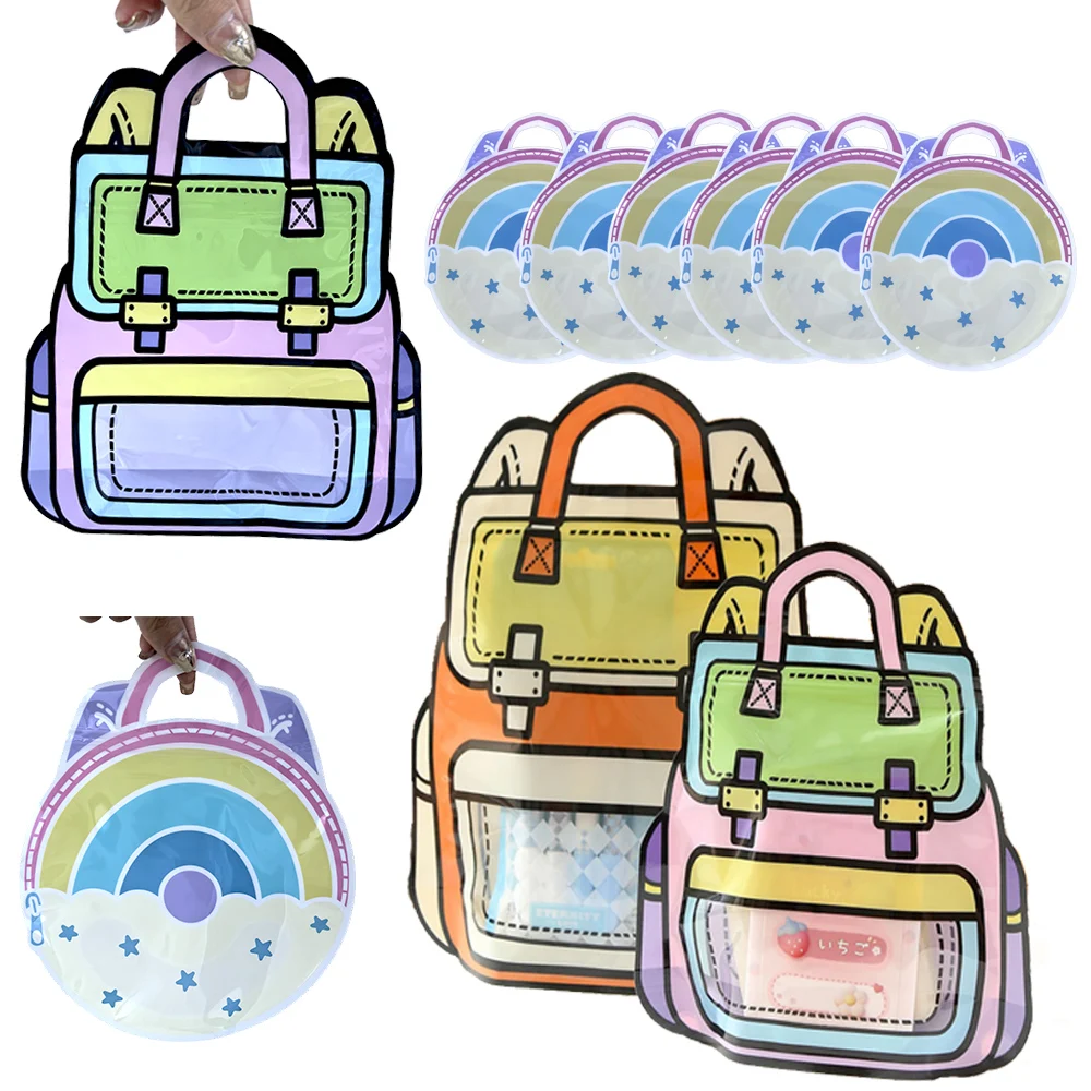 5/10/20/30/50pcs Cartoon Backpack Bags Wedding Goody Bags Treat Bags for Kids Birthday Party  Decors  Bulk Goodie Bags for Candy