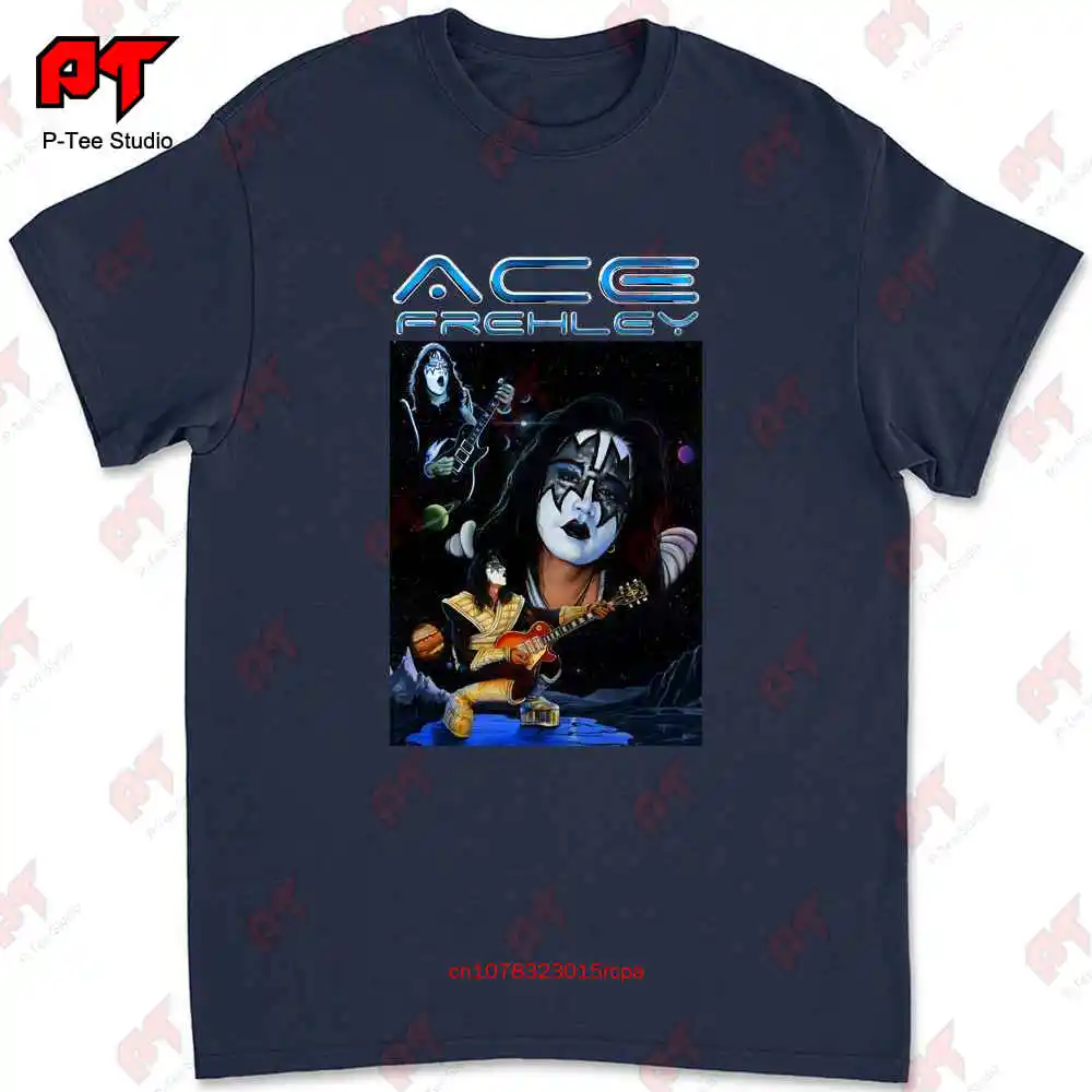 Ace Frehley Kiss T Shirt Black Men S 234Xl Z524 IGPM