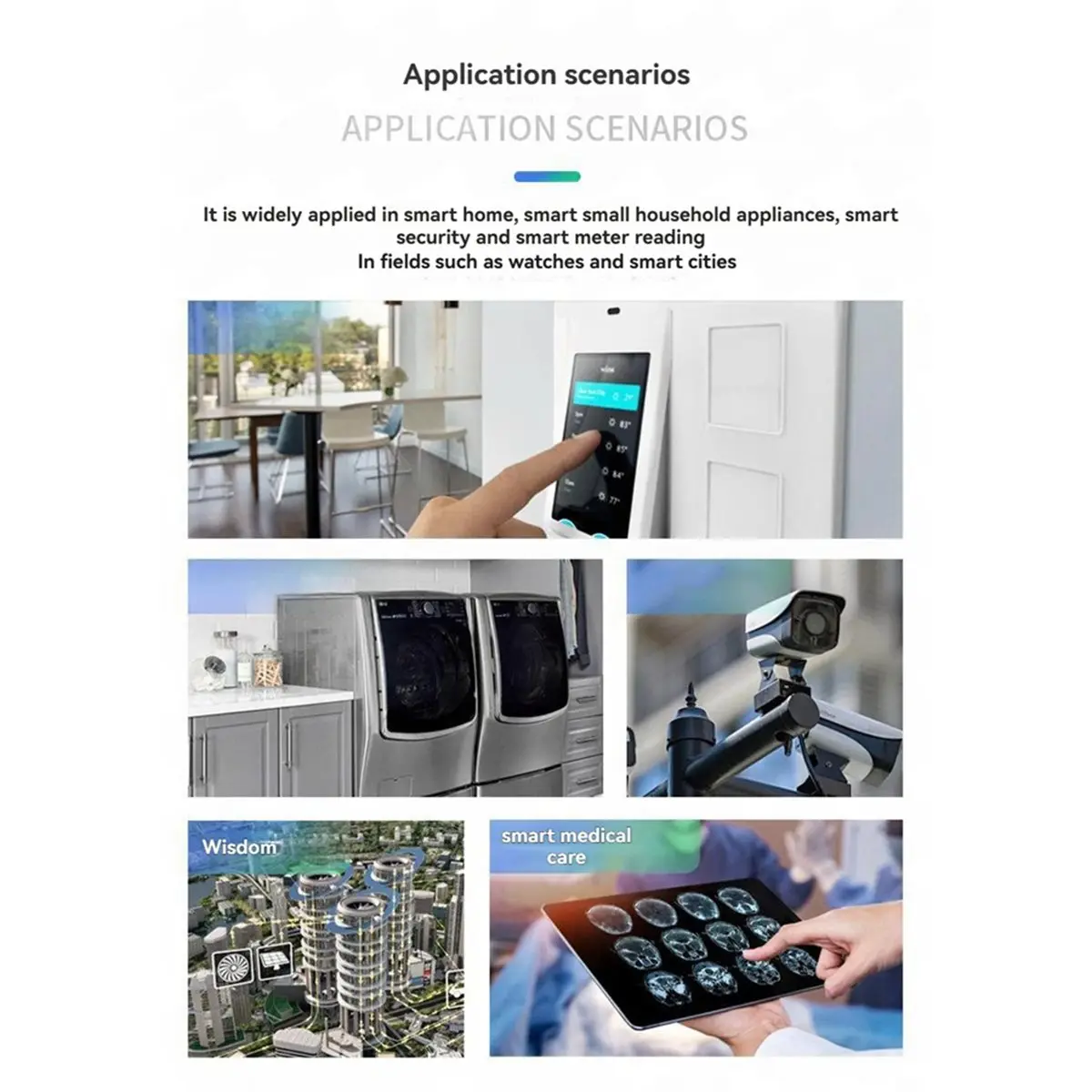 FUA@ Wi-Fi 6 + Bluetooth 5.4 Module Test Kit Low-Power Serial to Dual Mode Wireless Module with AT Firmware for Smart Home