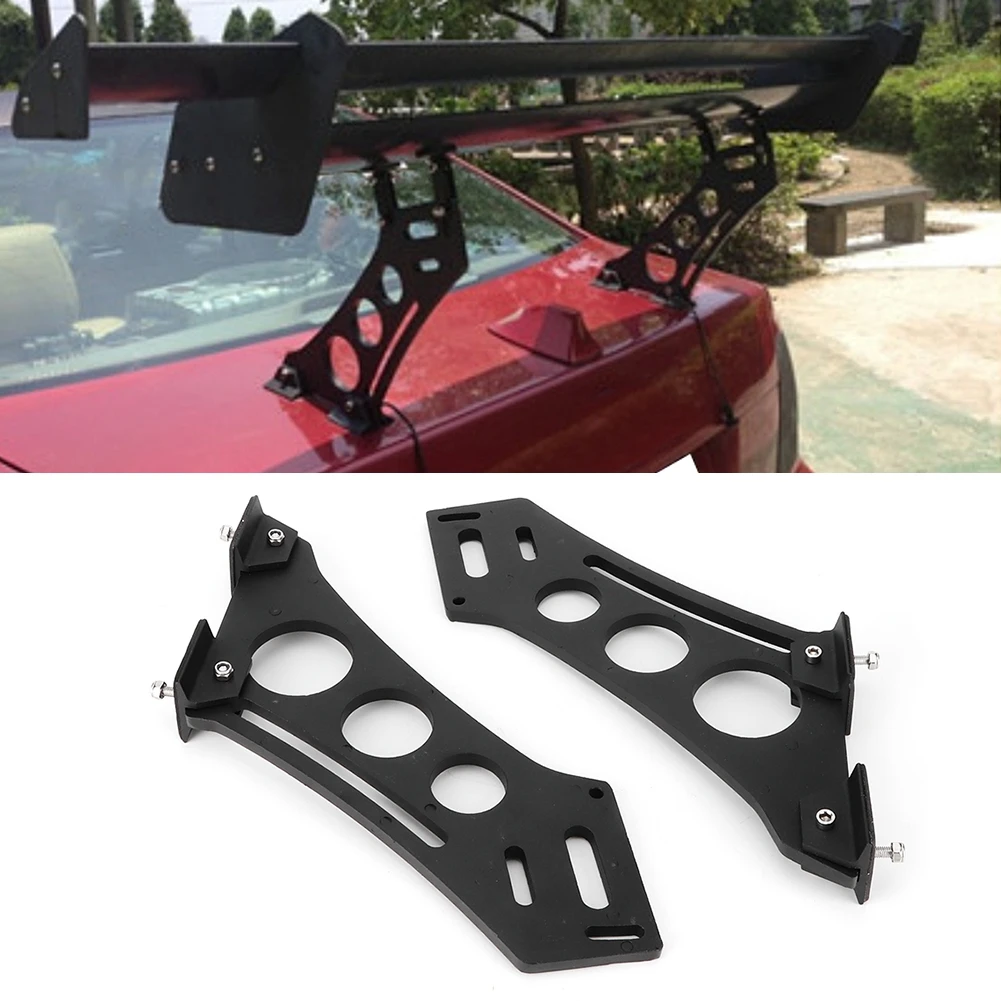 

Rear Wing Legs 10" Car CNC Aluminum Alloy Rear Wing Racing Tail Spoiler Legs Mount Brackets Spoiler Legs