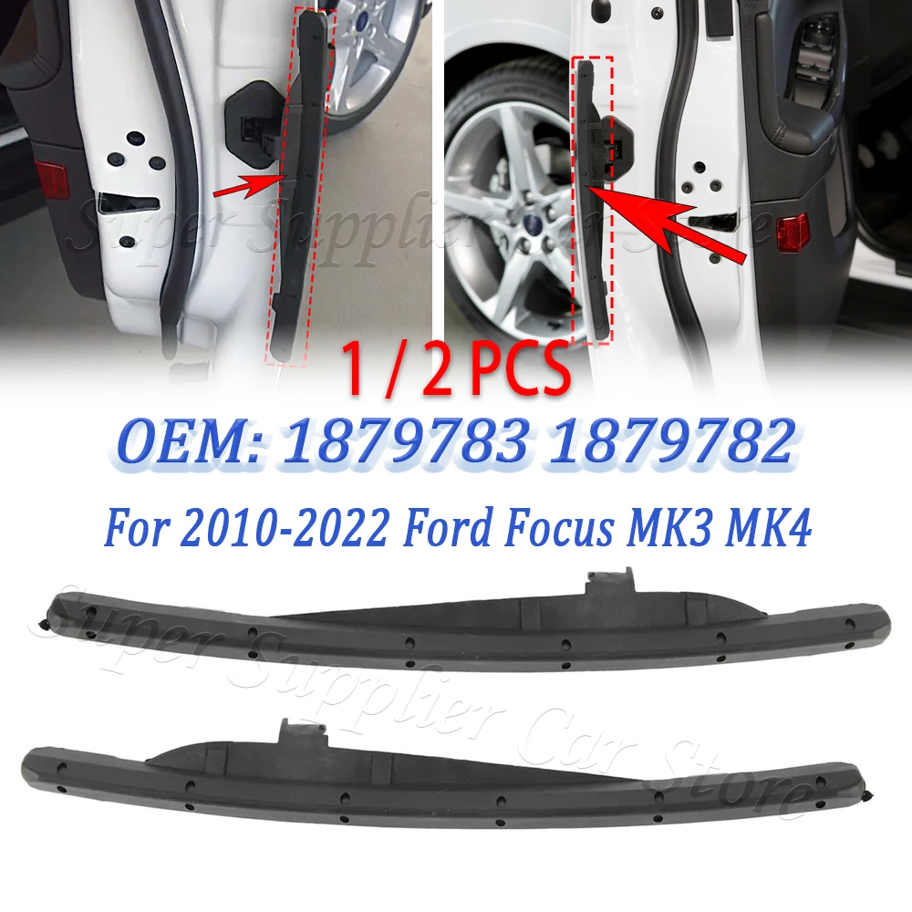 Osłona krawędzi drzwi samochodowych, odporna na zużycie, do Forda Focus MK3 MK4 2010-2022, 1/2 szt., nowa, przednia lewa / prawa, 1879783 1879782