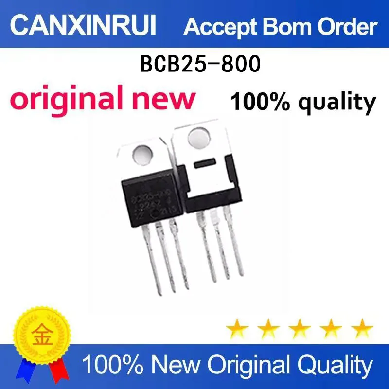 (5-100 Pieces)New BCB25-800 25A800V inverter igniter with thyristor TO-220 unidirectional thyristor