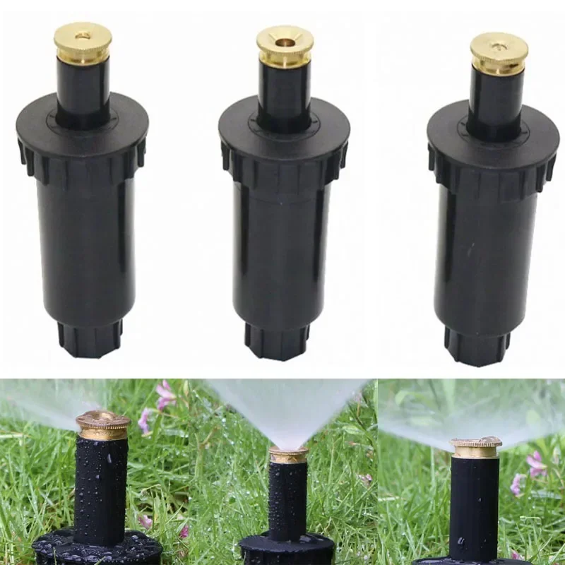 90/180/360 Degree Automatic Retractable Popup Sprinkler Landscaping Lawn Buried Head Garden Irrigation Watering Tool Accessories