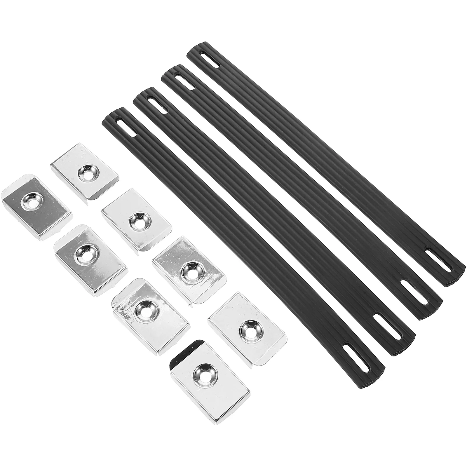 

4Pcs Amplifier Strap Handle Rubber Speaker Handle Heavy Duty Load Bearing Grip for Audio Equipment Outdoor Performance Portable