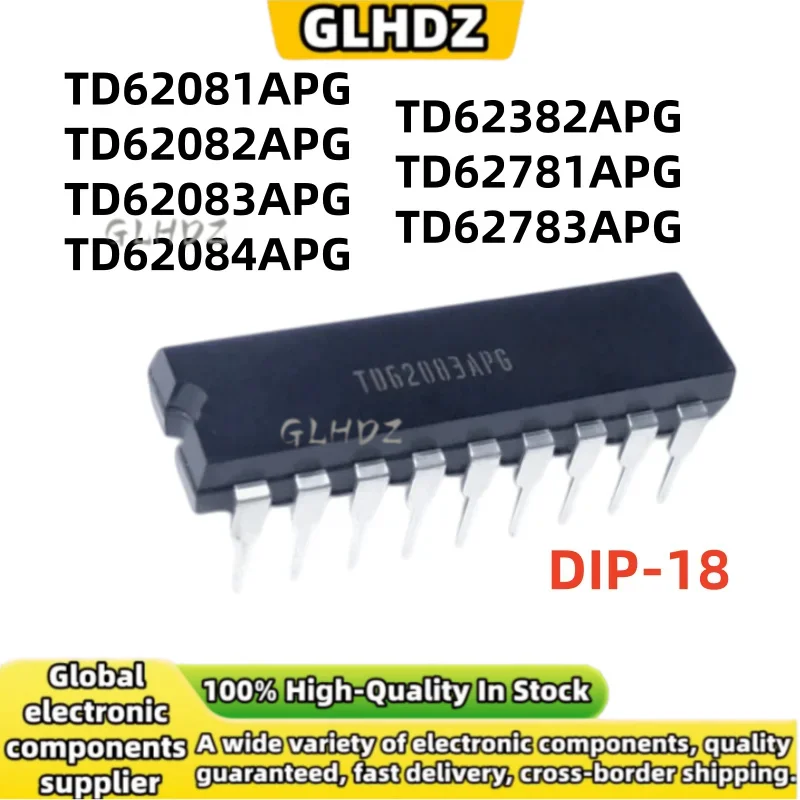 10UNTIS TD62081APG TD62082APG TD62083APG TD62084APG TD62382APG TD62781APG TD62783APG DIP-18 In Stock