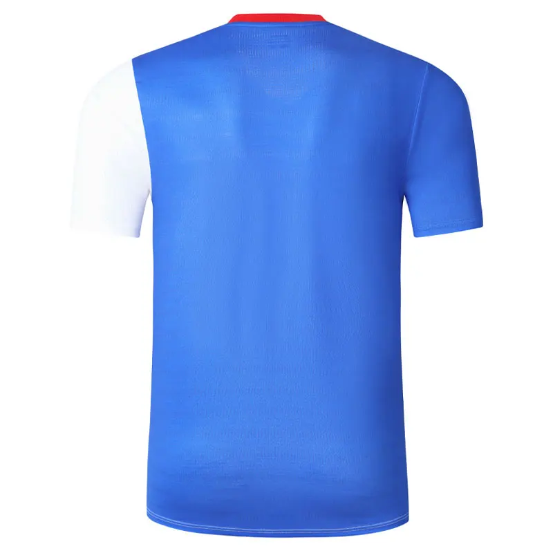 New Summer Tennis Badminton T-shirt V-neck Quick Dry Table Jerseys Outdoor Sports Running Training Men Gym Sportswear Shirts