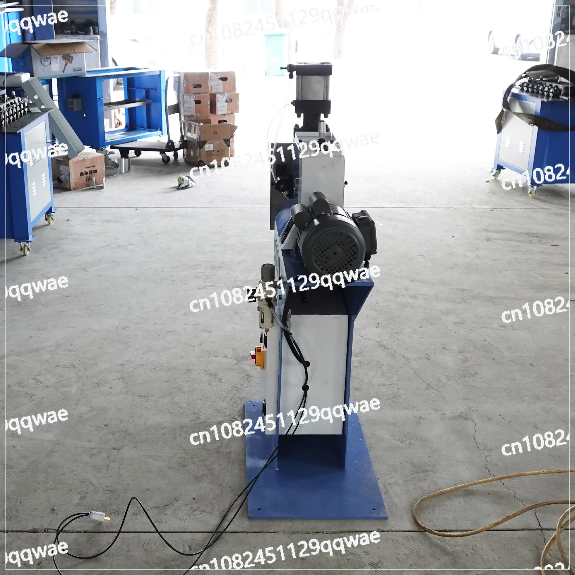 Pneumatic Pipe Rotary Pipe Grooving , Pipe Manufacturing Equipment, Automatic Stainless Steel Motor, Galvanized Sheet 0.75kw