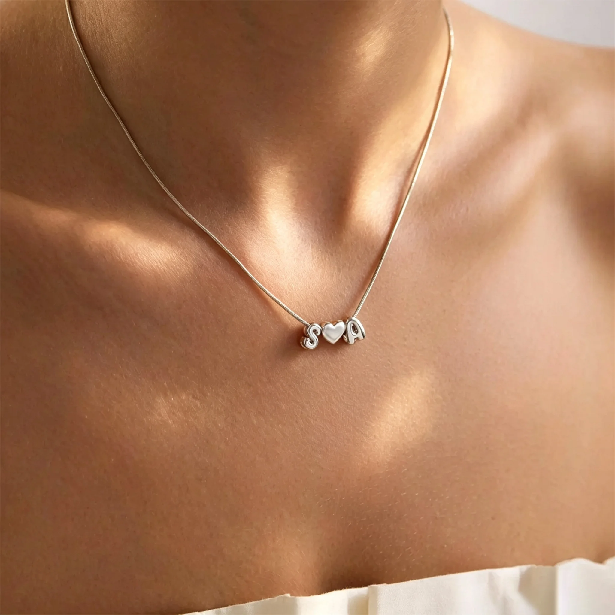 Collier personnalisé avec deux - Name Necklace Custom avis et prix