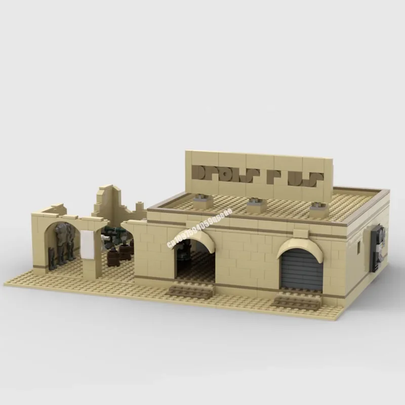 

Новый 751 шт. знаменитый звездный боевой фильм Moc татуированная модель магазина дроида на заказ головоломка Diy креативные идеи детские игрушки подарки на день рождения