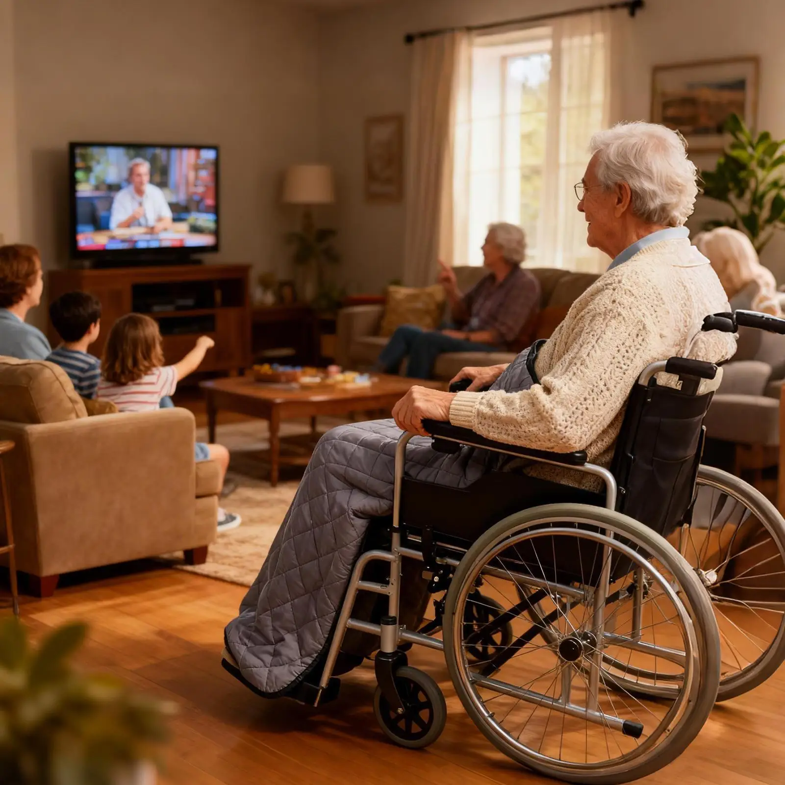 

Одеяло для инвалидной коляски, согревающие принадлежности для ног и ног, зимнее ветрозащитное одеяло для инвалидных колясок, индивидуальные пациенты на открытом воздухе