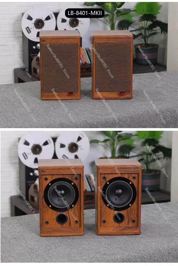 4 Inch Full Range HiFi Bookshelf Speaker, Premium High Fidelity Audio System