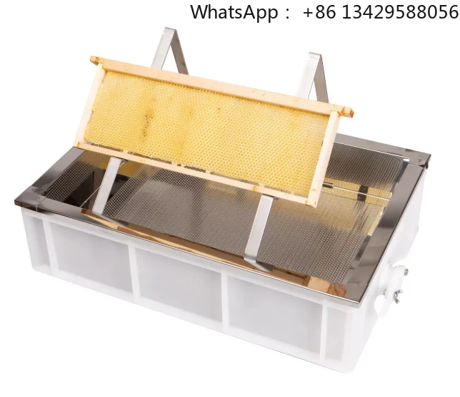 Stainless Steel Honey Uncapping Strainer Rack, Bee Frame Rest & Filter Tray for Langstroth Honey Harvest