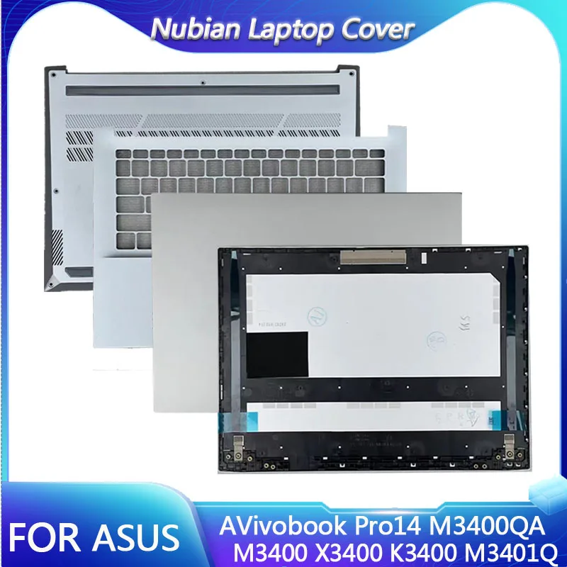 

For ASUS Vivobook Pro14 M3400QA M3400 X3400 K3400 M3401Q Laptop Replacement LCD Back Cover/Palm Rest/Bottom Cover