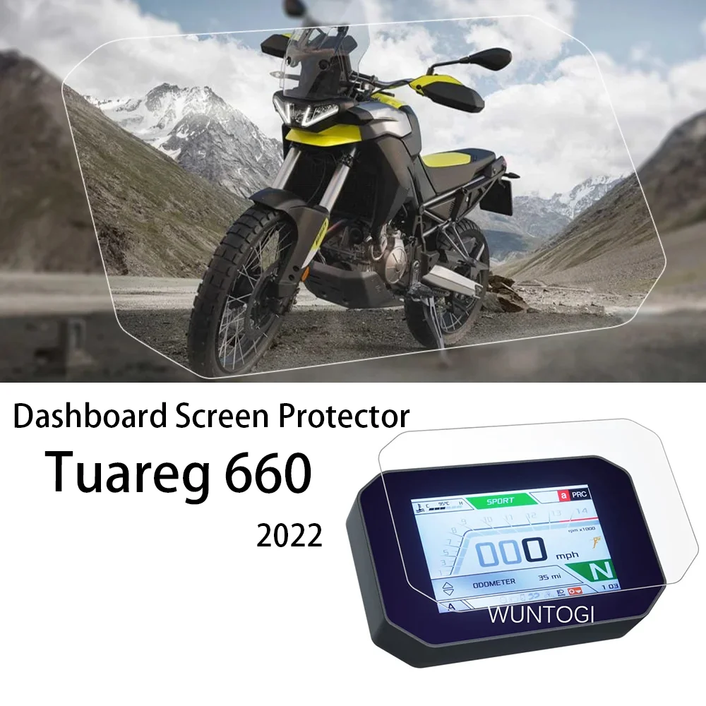 For Aprilia Tuareg660 Dashboard Screen Protector Anti-scratch TFT LCD Protective Films Tuareg 660 Accessories 2022