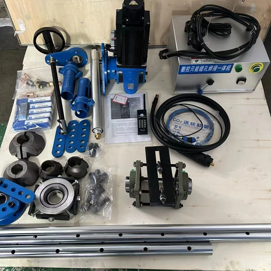 【HOT】Integrated Welding &boring Machine Portable Line Boring and Welding Machine CNC Motor Horizontal Provided 220V Top Product