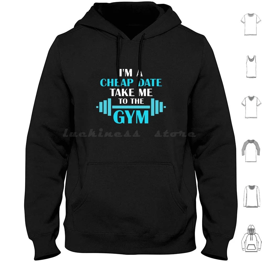 Eu sou uma data barata me leve para o ginásio moletons manga longa ajuste fitness exercício treino em casa exercícios em casa trem