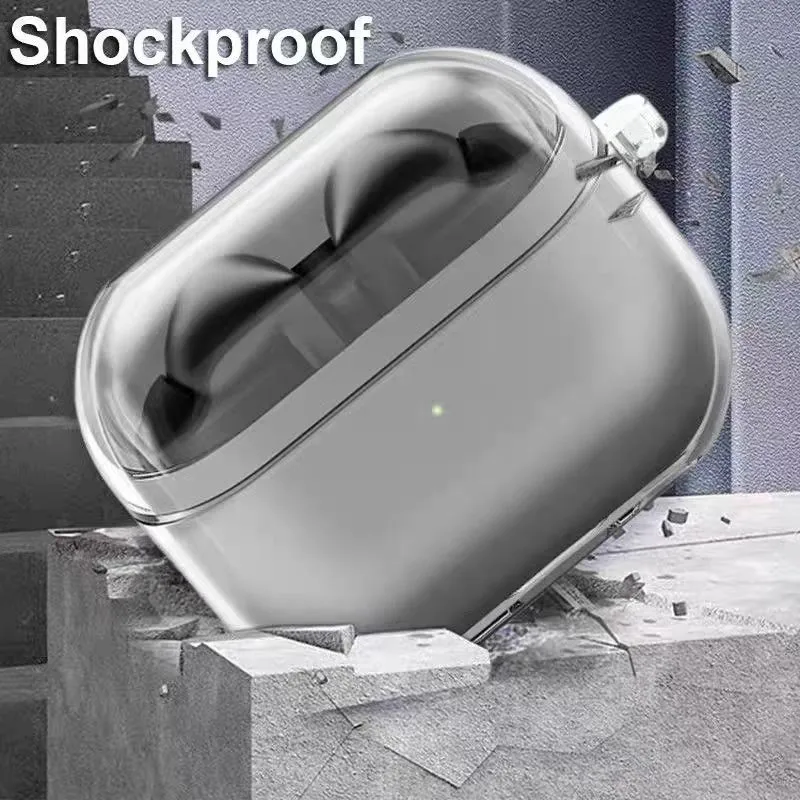 حافظة شفافة لهاتف سامسونج جالاكسي بادز 3 برو، غطاء حماية ناعم لسماعات الرأس بلوتوث لهاتف سامسونج جالاكسي بادز 3