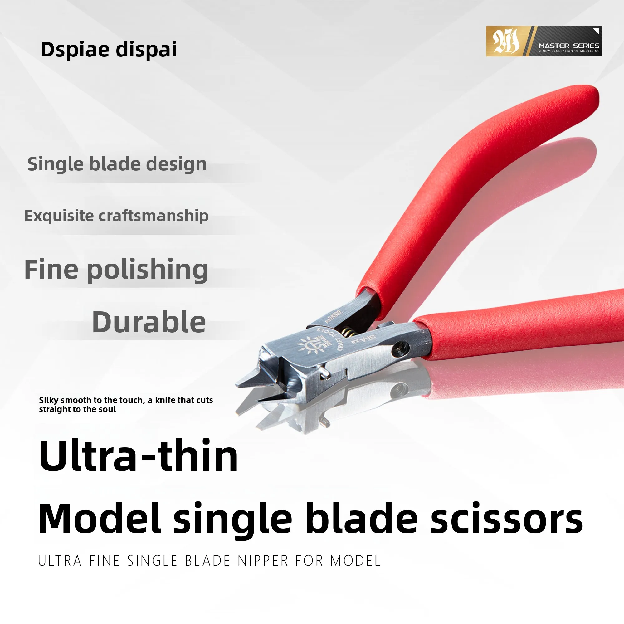 DSPIAE ST-A Ultra-Thin Single Blade Nipper 3.0 – Precision Cutter For Plastic Model Kits (PS, PP, ABS, PE Resin)