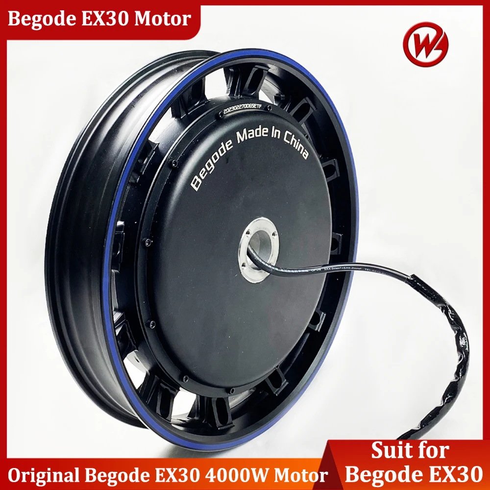 Original Begode EX30 134V 4000W Motor with Tire for 134V 3600Wh Begode EX30 Electric Unicycle Official Begode Accessories