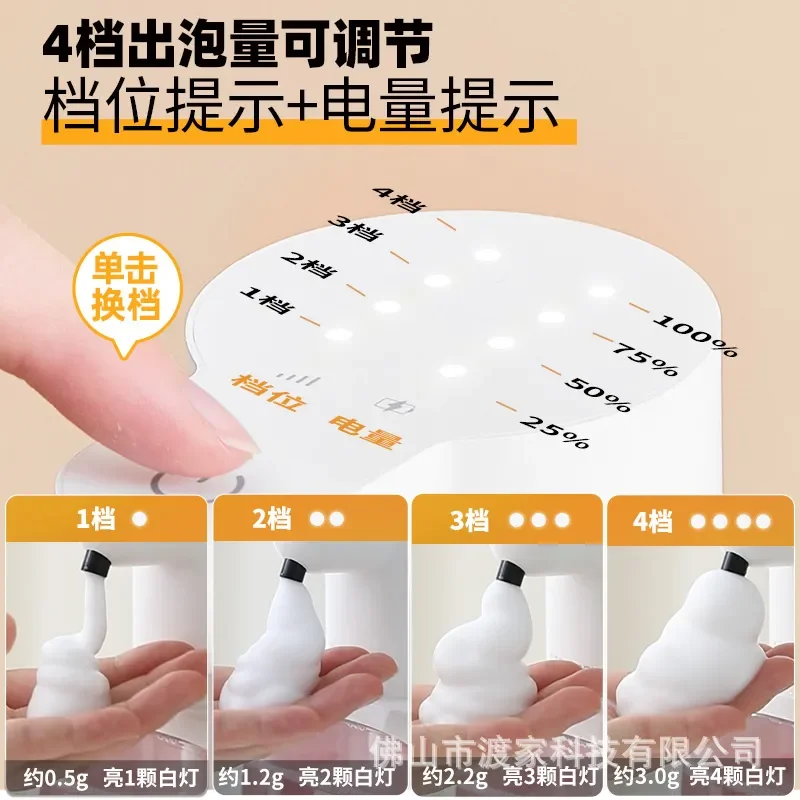 Automatic Hand Sanitizer for Electric Foam Washer for Mobile Phone Wall-Mounted Intelligent Induction Soap Dispenser for