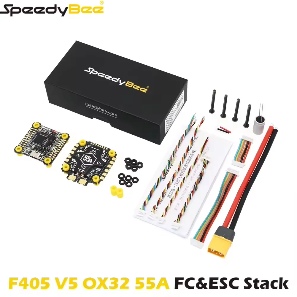 SpeedyBee F405 V5 OX32 55A 30x30 Model Aircraft FC&ESC Stack  for RC FPV Drone Parts