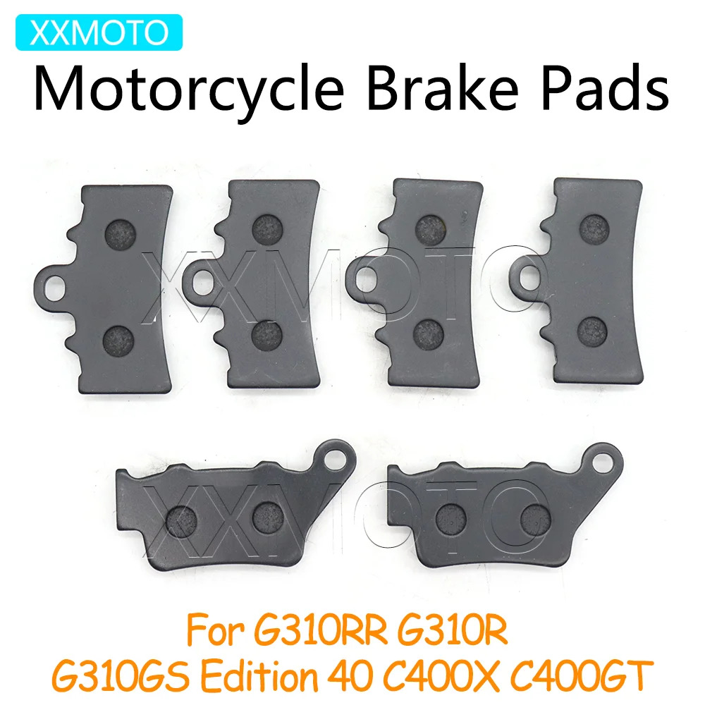 

For BMW G310R G310RR G 310 R RR 310R 310RR 310GS C400X C400GT C 400X 400CT Motorcycle Front Rear Brake Pads G310GS Accessories
