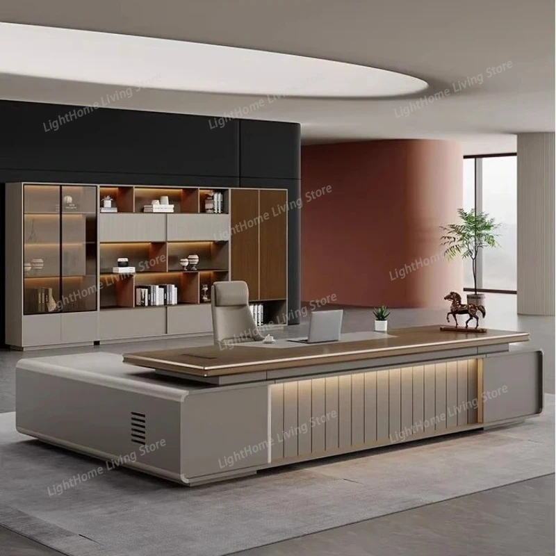 

Light Luxury High End Office Table Gaming Desk Computer Desk Room Desks Furniture Room Offices Office Desks and Workstations