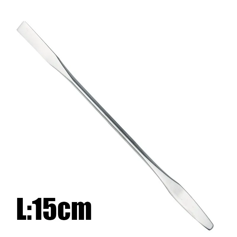 Multifunctional Stick Palette Bar NDouble Headed Make Up Stainless Steel Bar ail Polish Color Mixing Stick 15cm Manicure Tools