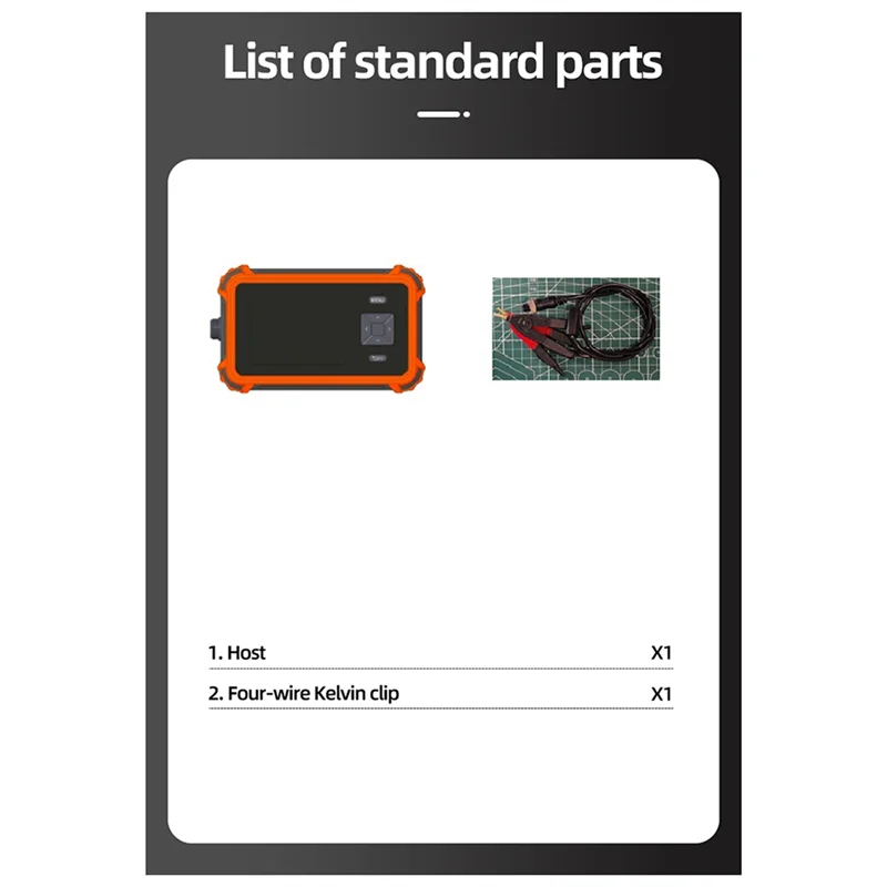 

GTBL 18650 Battery Resistance Tester Tri-Lithium Iron Phosphate Battery Tester For Engineers/Technicians Analyzer