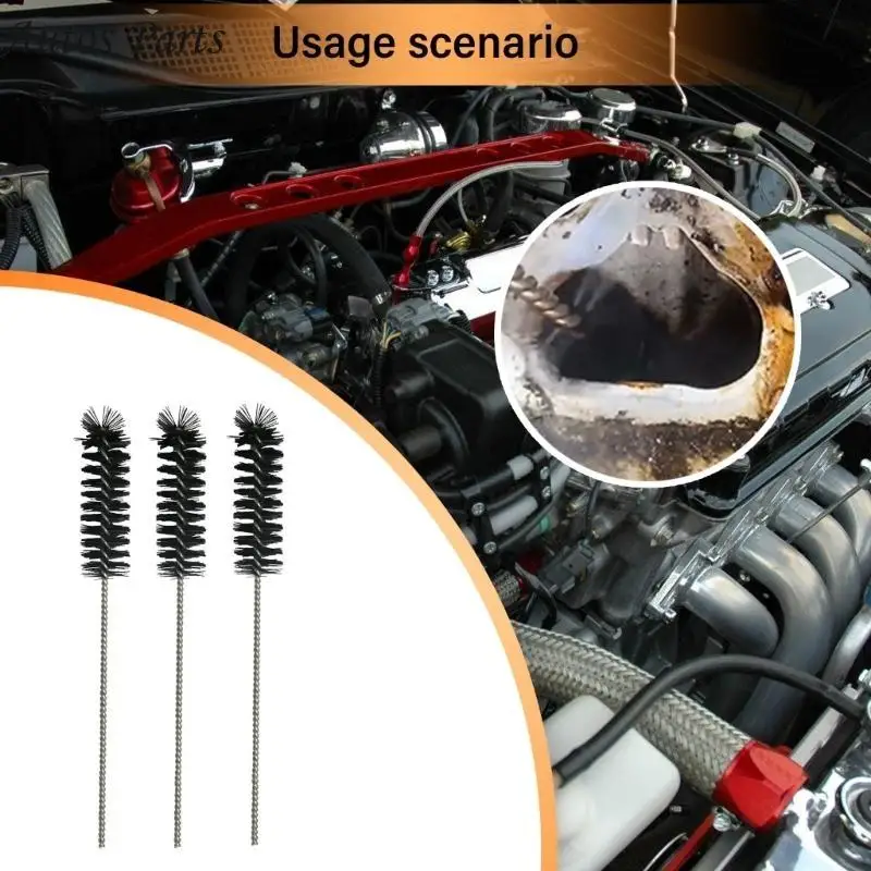 

57BA Efficient Engine Carbon Removal Tool Carbon Deposit Cleaning Brush Carbon Build Up for All Gasolines Engines