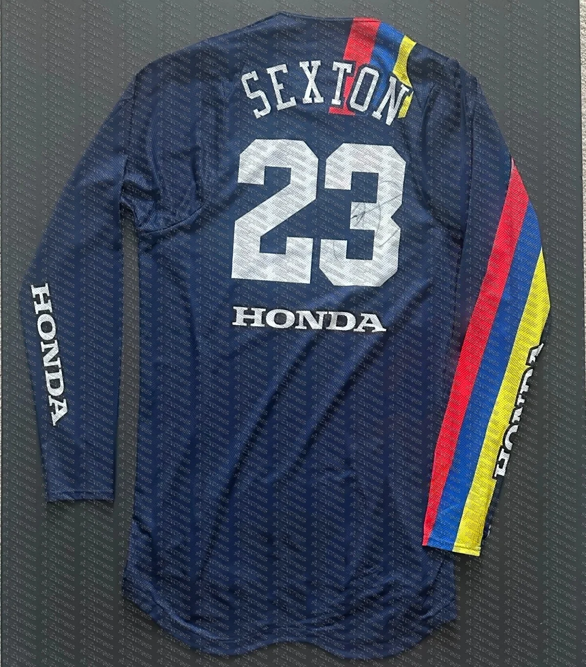 

Honda 2025 Summer Motorcycle Jersey #23 SEXTON Long Sleeve Riding Shirt Breathable Racing Gear Comfortable Off-Road Moto Top