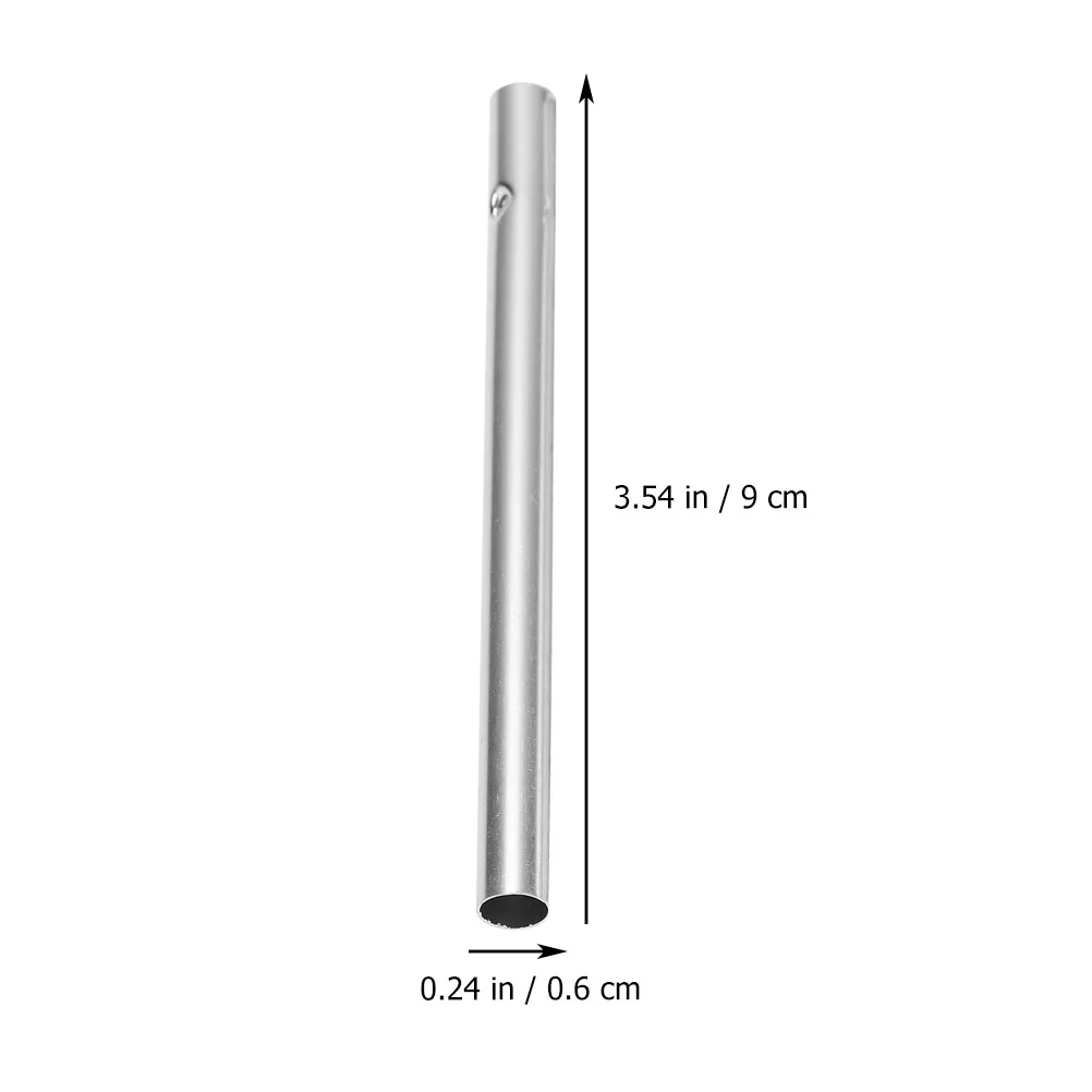 

20pcs Aluminum Tubes Pre-Drilled Durable Diy Supplies For Home Garden Decoration Wind Chime Making Tools Replacement Tubes For