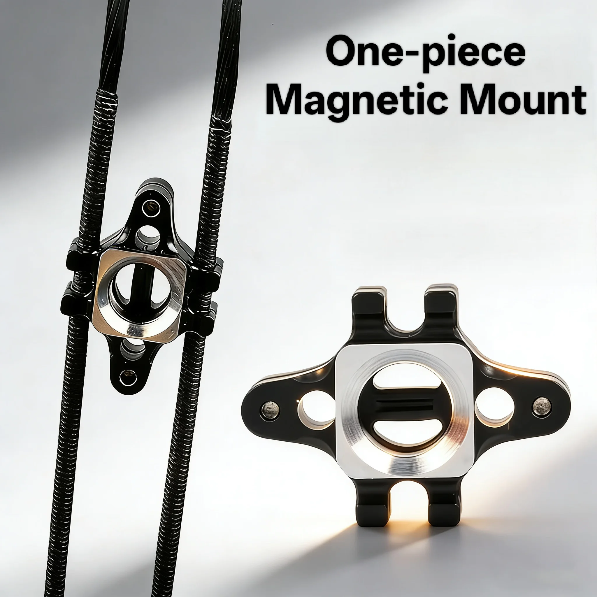 1PC Compound Bow Magnetic Holder, Non-slip Steel Ball Integrated Magnetic Base Bow Stand High Precision Archery Shooting Hunting