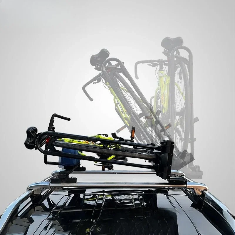 Roof bicycle rack electric horse anti-theft vehicle holder