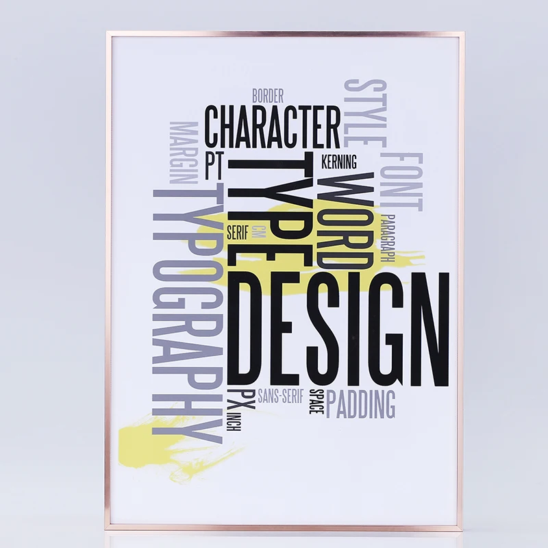 Modern Minimalist Aluminum Alloy Photo Frame Thin  Poster Frame Wall Hanging Business License Frame A3 A4 Frame B2 B3 B4 ...