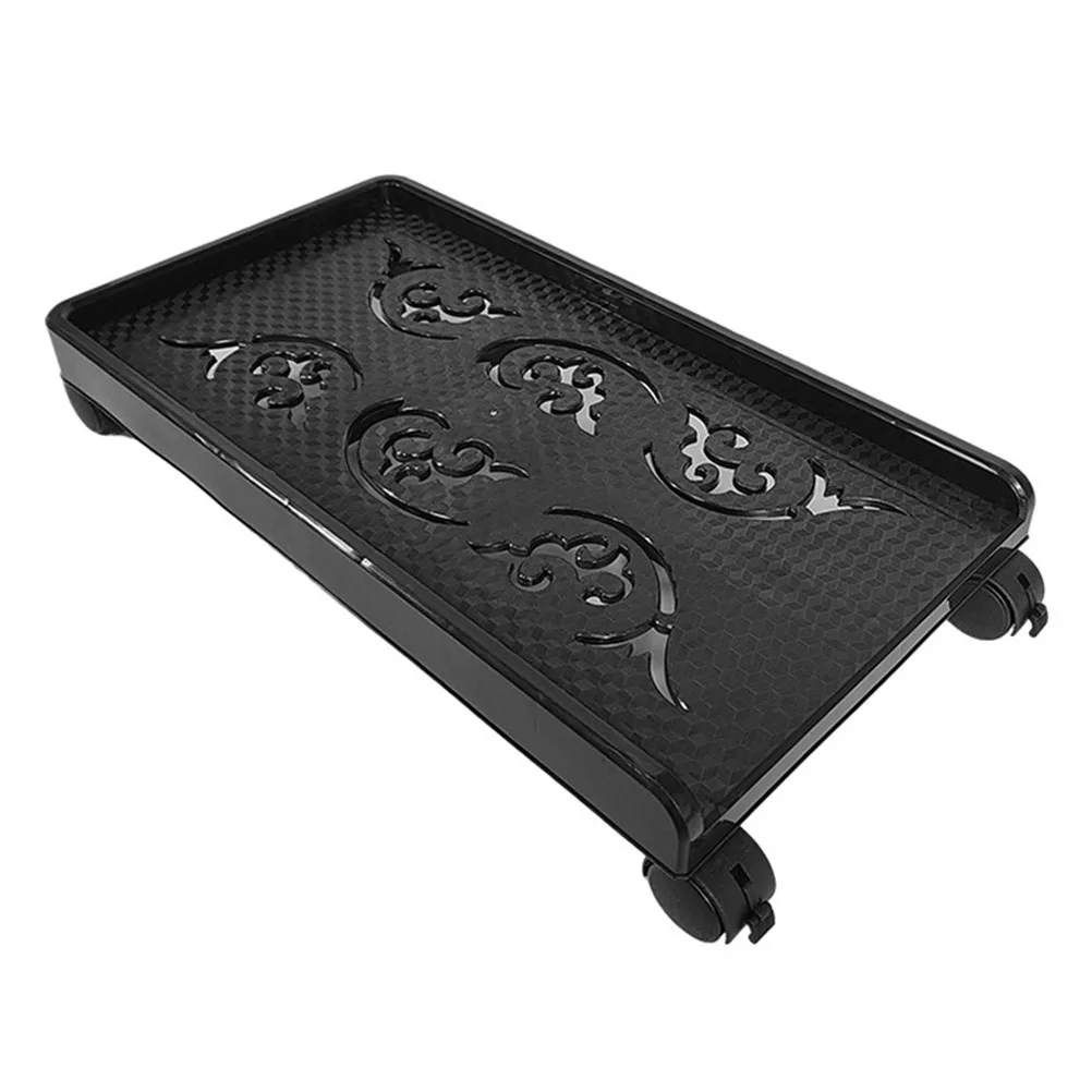 Computer Tower Stand Mobile Cart Heavy Duty CPU Stand for Carpet Desktop Tower Holder with Swivel Brake Casters Computer Floor