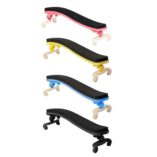 Imagen 2 del producto LOOK-repos de hombro para violín, accesorios acolchados de plástico EVA para violín, almohadillas universales, pies ajustables de Color para 1/8 1/4 1/2 y 3/4 4/4