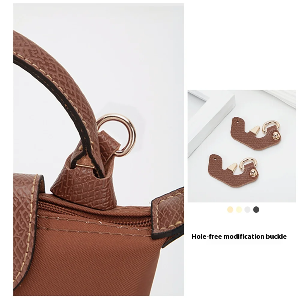 Correa ajustable para bolso Longchamp 3, accesorios de piezas, mango corto, tamaño pequeño, sin perforación, correa de hombro