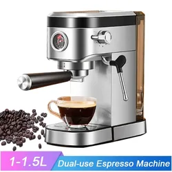 Italian Coffee Machine With Milk Froth Fast Semi-automatic Home Commercial Professional Electric coffee maker