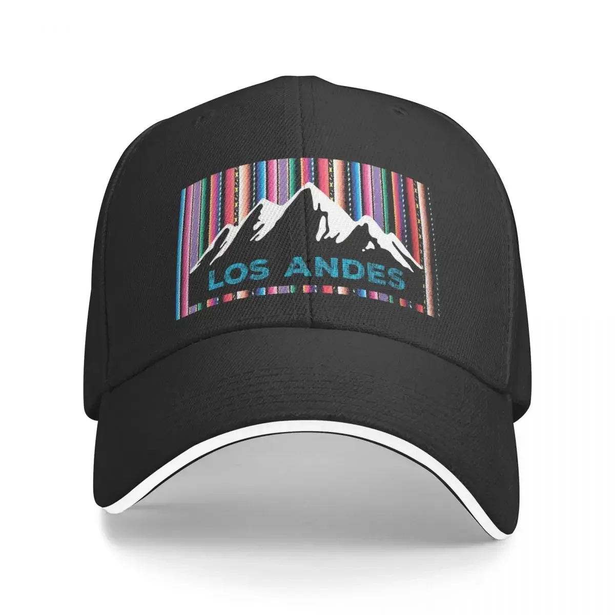 Los Andes mountains and colorful aguayo sky Baseball Cap Visor Funny hats Female Men's