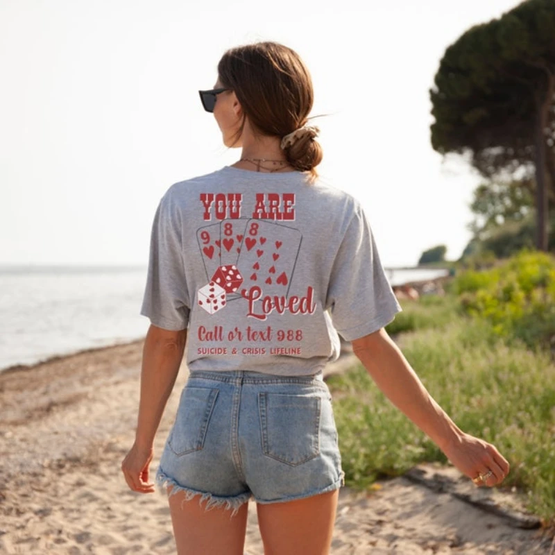 988 Shirt You Matter TShirt Depression Suicide Awareness You Are Enough Shirt Be Kind To Your Mind You Are Enough Cotton Tees